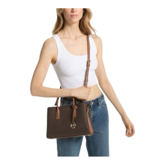 Michael Kors Brown Signature Tote Bag - Picture 3 of 4